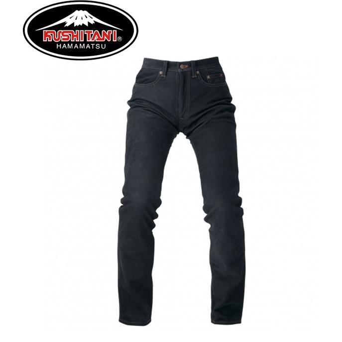 クシタニ エクスプローラージーンズ EX-1216 オールドブラック レザー  