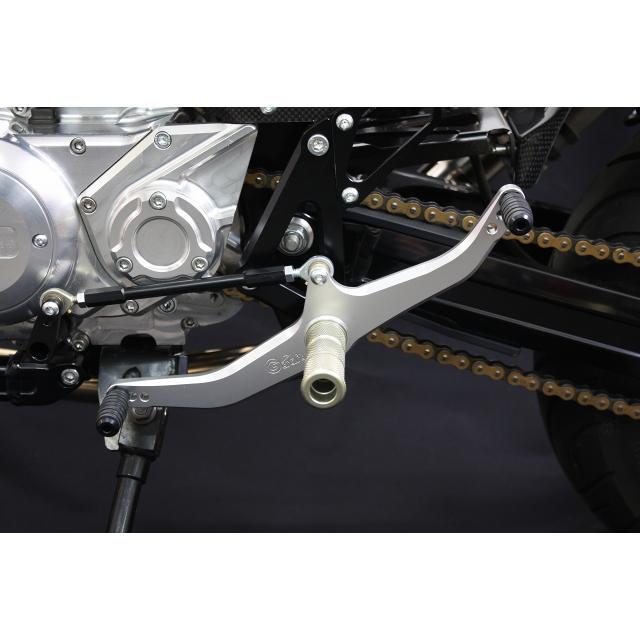 在庫有り Gクラフト シーソーペダル シルバー バックステップ モンキー用バックステップ＋e(32010)/3P(32012等)対応のシーソー型ペダル 32087の画像