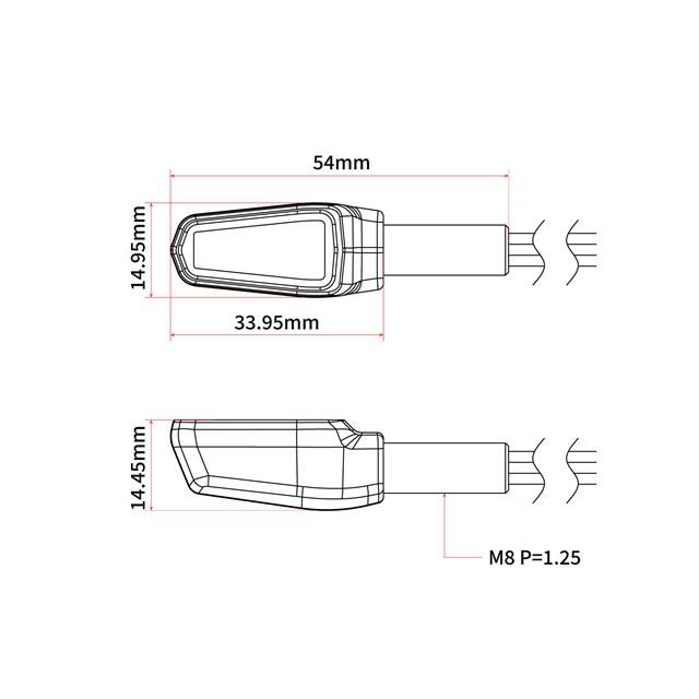 ZETA 在庫有り ジータ LED 701 フラッシャー ZR46-0119 : MOTO-OCC