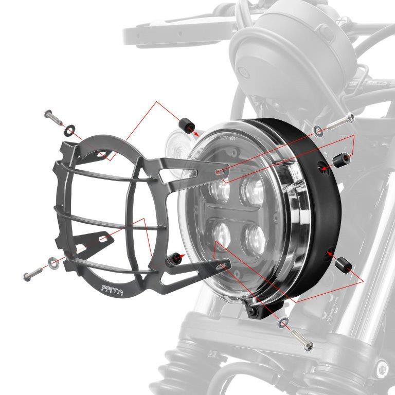 小物 TVB Amazon | Q2-43HS ZX-25R ZX25R SE KRT 2BK-ZX250E ヘッドライトレンズ