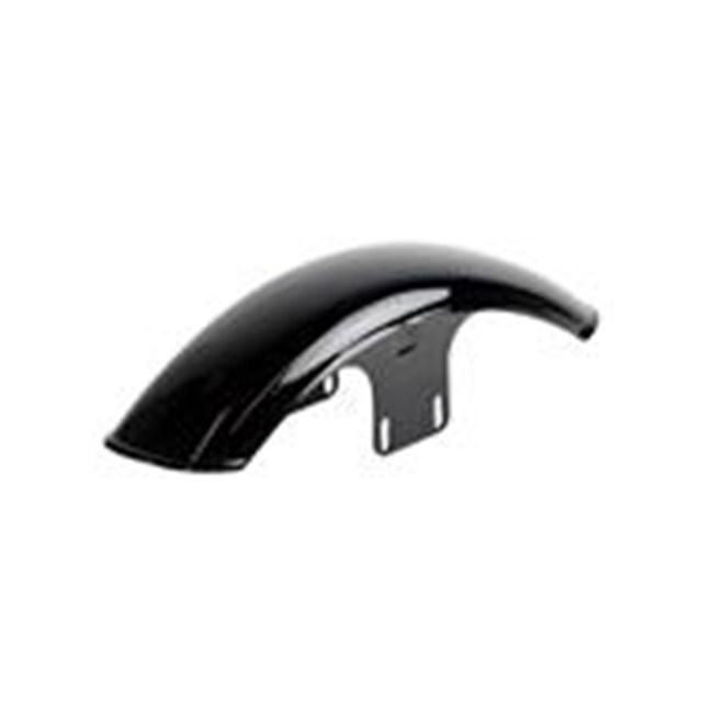 在庫有り GOODS グッズ タイトリブ フロントフェンダー ミドル SR400/500(78'~Final) 黒塗装仕上げ G6-00251の画像
