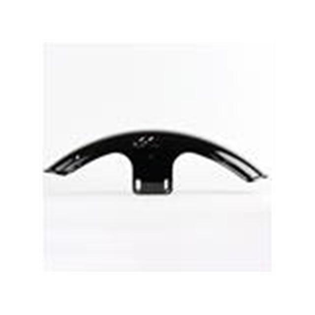 在庫有り GOODS グッズ タイトリブ フロントフェンダー ミドル SR400/500(78'~Final) 黒塗装仕上げ G6-00251の画像