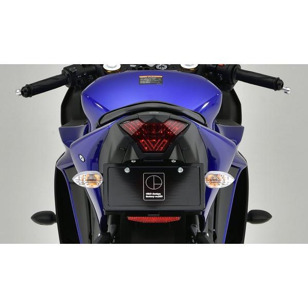 YZF-R25用ビレットライセンスホルダー (2019年〜) ブラック ヤマハ YZF-R25  Gcraft Gクラフト 71544の画像