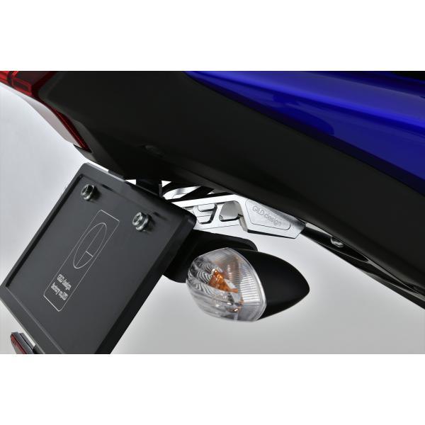 YZF-R25用ビレットライセンスホルダー (2019年〜) ブラック ヤマハ YZF-R25  Gcraft Gクラフト 71544の画像