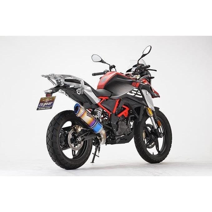 AKRAPOVIC BMW G310r/GS用フルエキマフラー カーボン BMW G310R/GS 24-25 フルエキゾーストマフラー レーシングライン