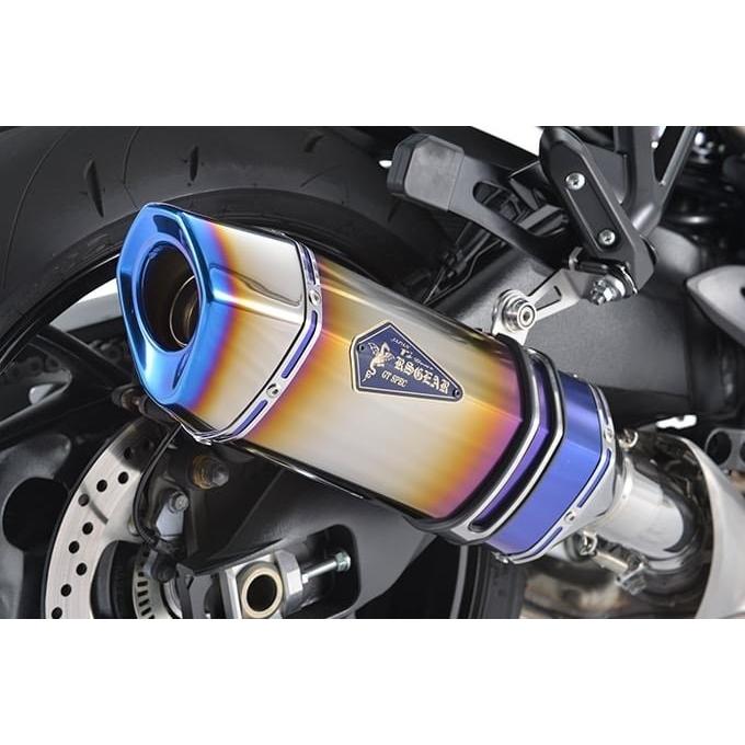 r’s gear アールズギア SUZUKI スズキ GSX-S1000GT('22〜) GTスペック スリップオン チタンドラッグブルー GS19-T3SDの画像