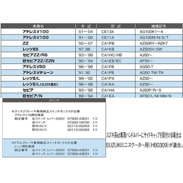 専用品になります。 HURRICANE HARRICANE ハリケーン ハンドルkit スズキ系 レッツII
