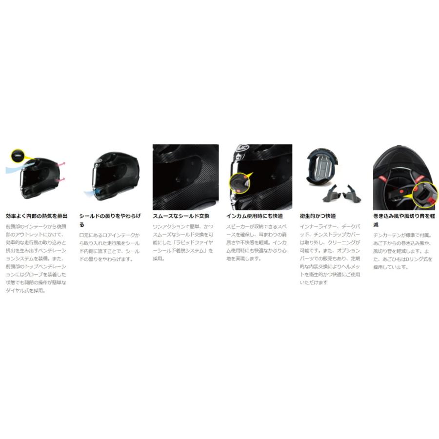 未使用 HJC RPHA 11 CARBON ソリッド HJH211 Lサイズ HJH211 RPHA11 CARBON ソリッド フルフェイスヘルメット BLACK