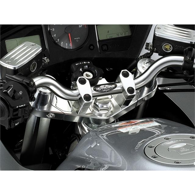在庫有り HURRICANE ハリケーン ジュラルミン トップブリッジ VFR800(02-07) ABS車可 ポリッシュアルマイト HT0640-10の画像
