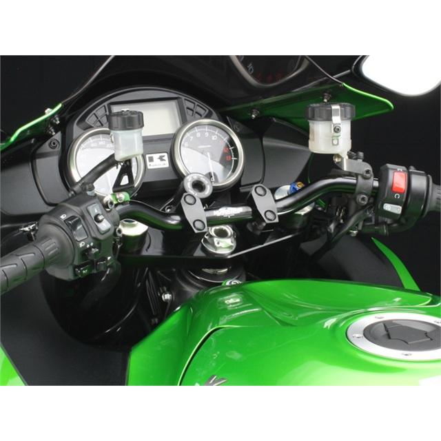 在庫有り HURRICANE ハリケーン ジュラルミン トップブリッジ ZX-14R(12-20) ブラックアルマイト HT0646B-10の画像