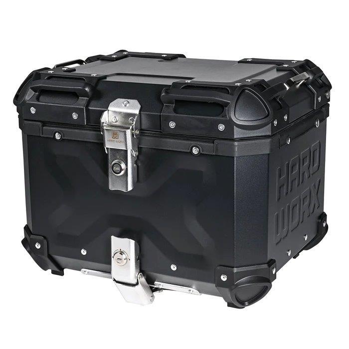 HARD WORX ハードワークス アルミトップケース HXNE45 ブラック 45L 