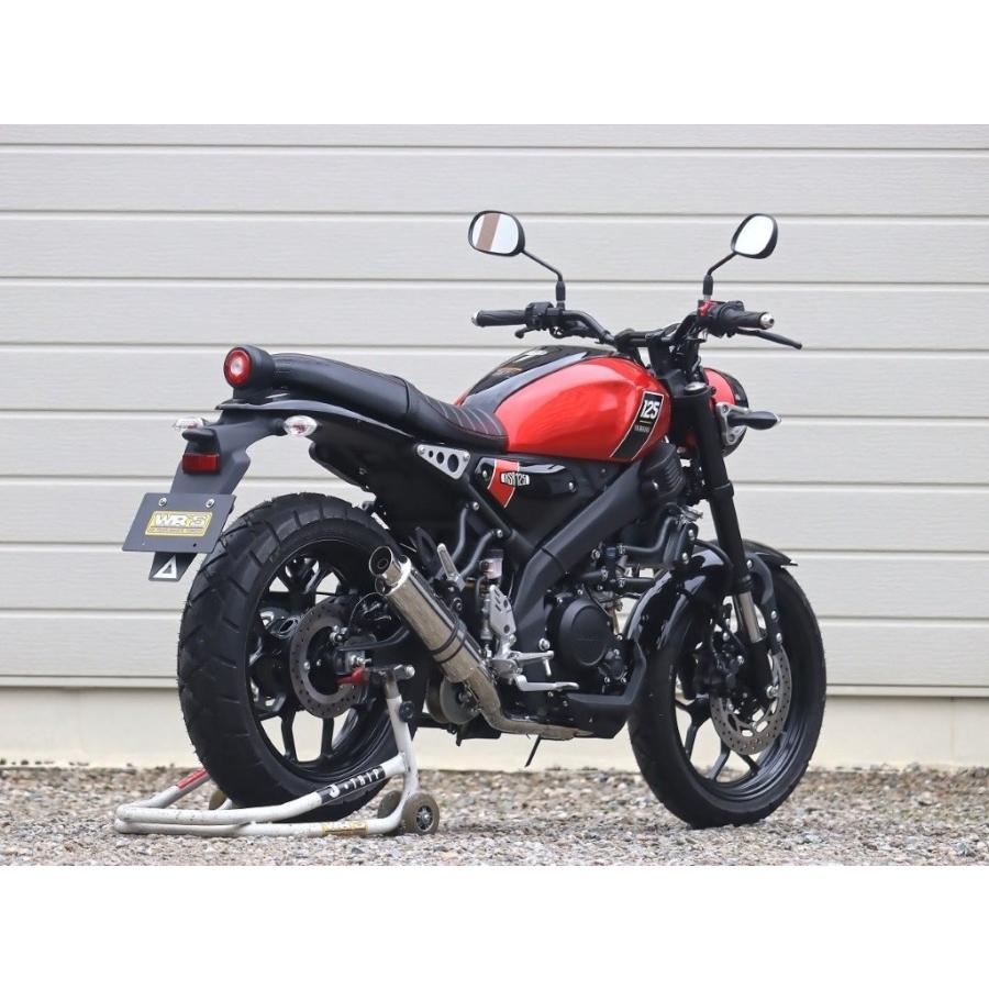 WR'S ダブルアールズ YAMAHA ヤマハ XSR125('23-) ショートオーバル フルエキゾースト JMCA政府認証 ステンレス LA2150JM_1