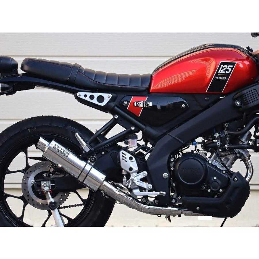 WR'S ダブルアールズ YAMAHA ヤマハ XSR125('23-) ショートオーバル フルエキゾースト JMCA政府認証 ステンレス LA2150JM_2