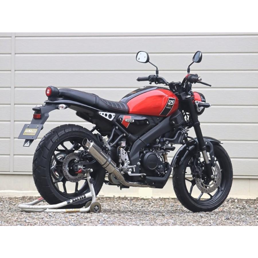 WR'S ダブルアールズ YAMAHA ヤマハ XSR125('23-) ショートオーバル フルエキゾースト JMCA政府認証 ステンレス LA2150JM_5