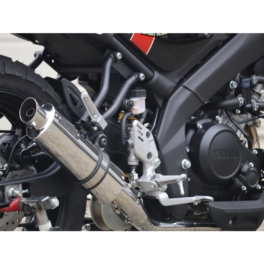 WR'S ダブルアールズ YAMAHA ヤマハ XSR125('23-) ショートオーバル フルエキゾースト JMCA政府認証 ステンレス LA2150JM_6