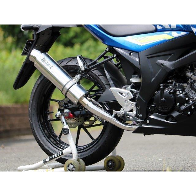 GSX-R125.150 gsx-s125.150 WR'S ステンレスマフラー WR'S（ダブルアールズ） GSX-S125/GSX-S150 ラウンド/ステンレス