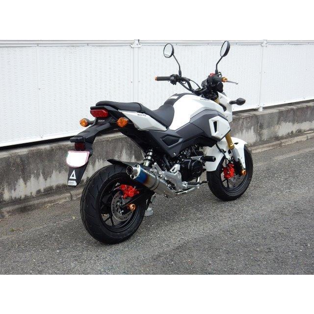 ショートオーバル 焼き色タイプ フルエキゾースト  WR’S ダブルアールズ LS1150JMの画像