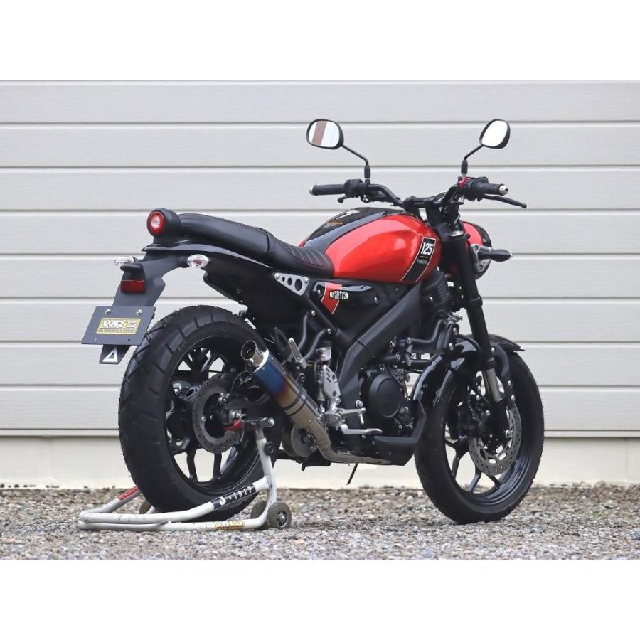 WR’S│ショートオーバル 焼チタン│XSR125(23-)│フルエキ マフラー WR'S（ダブルアールズ） YAMAHA ヤマハ XSR125('23-) ショートオーバル