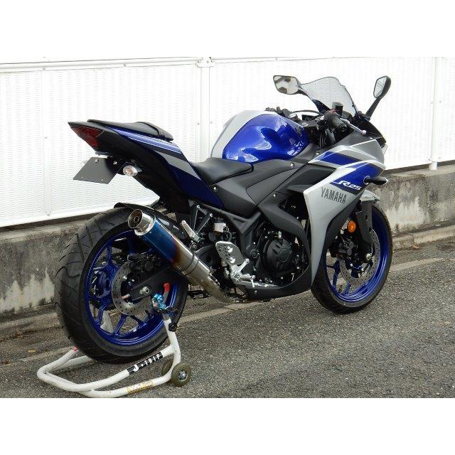 YZF-R25 ダブルアールズチタンマフラー　フルエキ マフラー ダブルアールズ WR`S S O S.O.Vチタン ソリッドタイプ