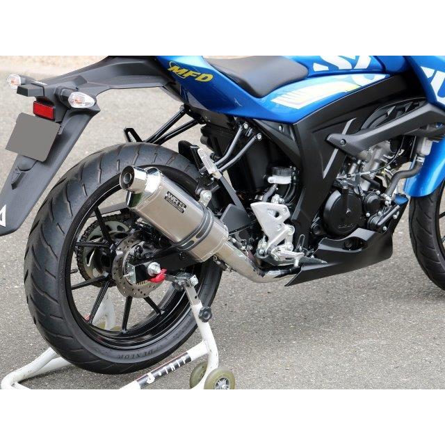 GSX-S125/GSX-S150 ST-OVAL　ソリッドタイプ フルエキゾースト  WR’S ダブルアールズ LV3130JM_2
