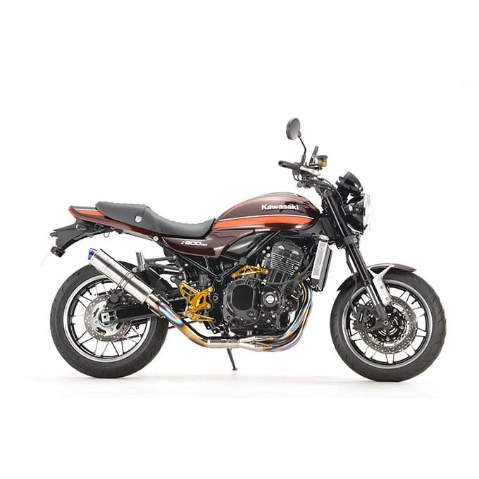 r's gear アールズギア KAWASAKI カワサキ Z900RS/CAFE/SE ワイバンクラシックR フルエキゾーストマフラー UPタイプ チタンポリッシュ MK40-RUCTの画像