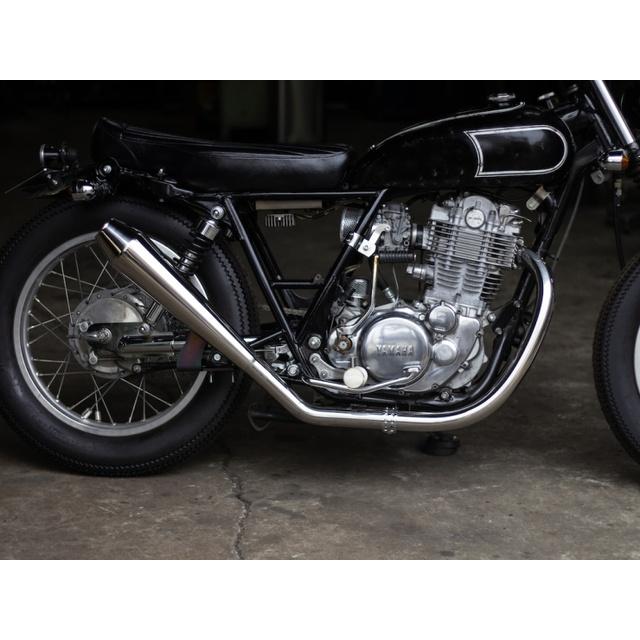 SR400用 STDメガホン マフラー ミドル 【インナーサイレンサー付き】 SR400用 STDメガホン マフラー ミドル 【インナーサイレンサー付き