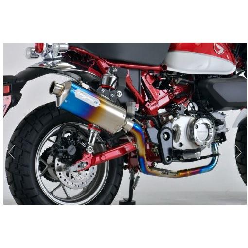 NOJIMA ノジマエンジニアリング M2チタンフルエキゾースト ブルーグラデ モンキー125 18-19 NT036M2B-CLKの画像
