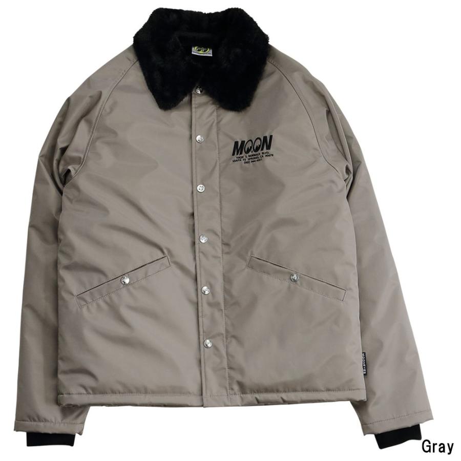 MOONEYES ウインターコーチジャケット グレー Lサイズ ORION ACE MOONEYES ウインターコーチジャケット グレー Lサイズ ORION ACE