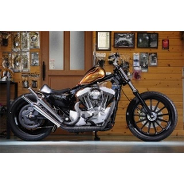 Motor Rock モーターロック FLAKES トランペットマフラー OSC-EX024の画像