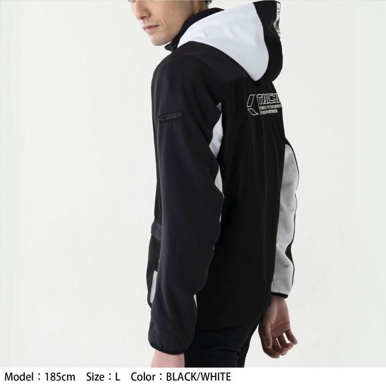 RSタイチ　エアフリップパーカー XXL ブラック/ホワイト エアーフリップ パーカ ブラック/ホワイト XXLサイズ RSJ334