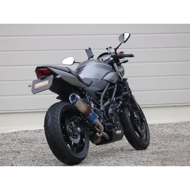 SV650　WR’S ダブルアールズ SS-OVALタイプ スリップオンマフラー WR'S（ダブルアールズ） WR'S SS-OVAL 焼き色タイプ スリップオン