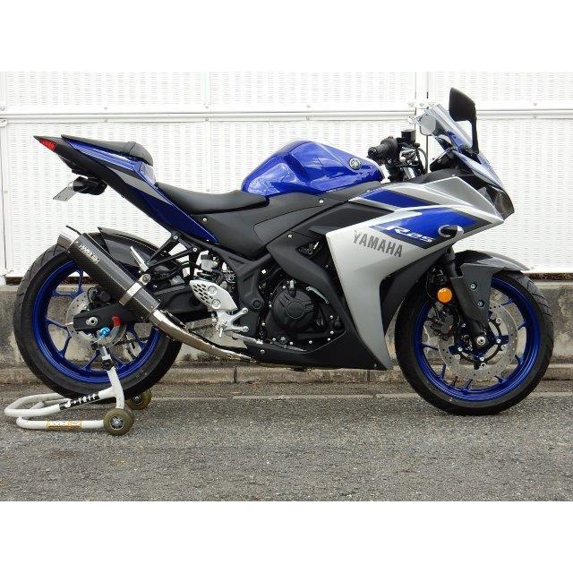 WR'S YZF-R25/MT-25 ラウンド/カーボンサイレンサー フル