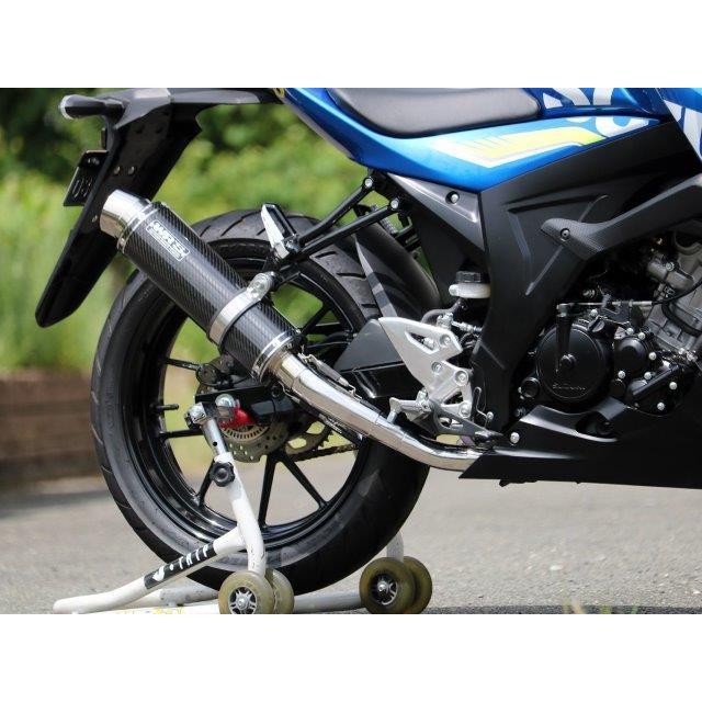 gsx-s125 WR’S ダブルアールズ フルエキゾーストマフラー カーボン WR'S（ダブルアールズ） GSX-S125/GSX-S150ラウンド/カーボン