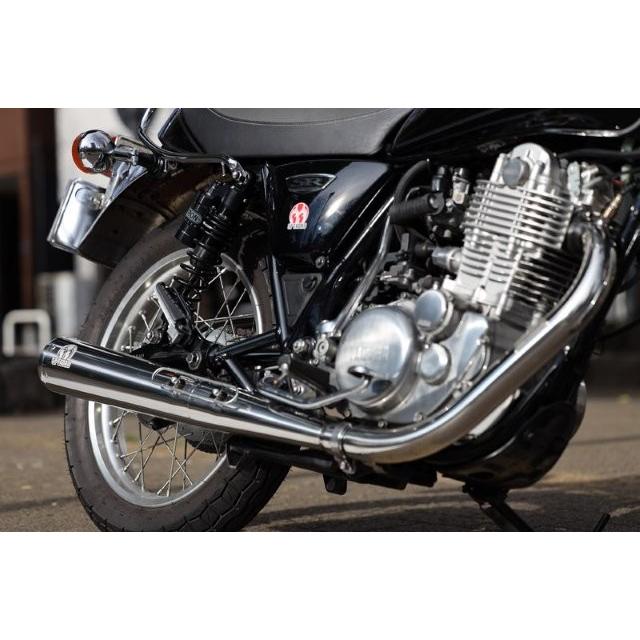 SP TADAO パワーボックスサイレンサー SR400 SP忠男からSR400（10～17年）用『POWER BOX サイレンサー』が発売され