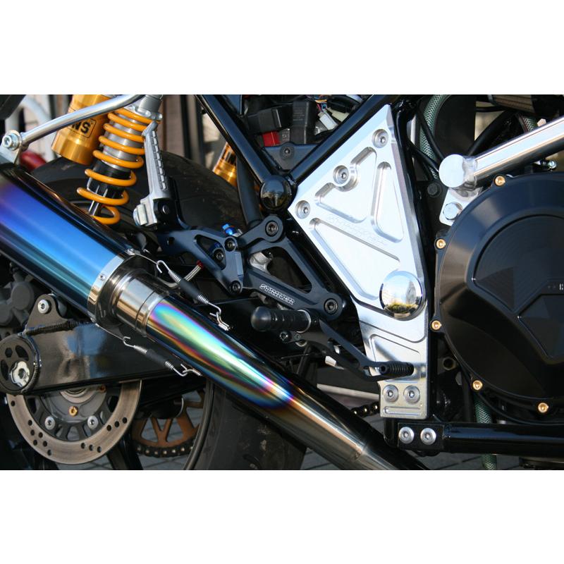 Kawasakiゼファー1100 STRIKER ステップキット ブラック アルマイト仕様 ストライカー SS-AA202BTの画像