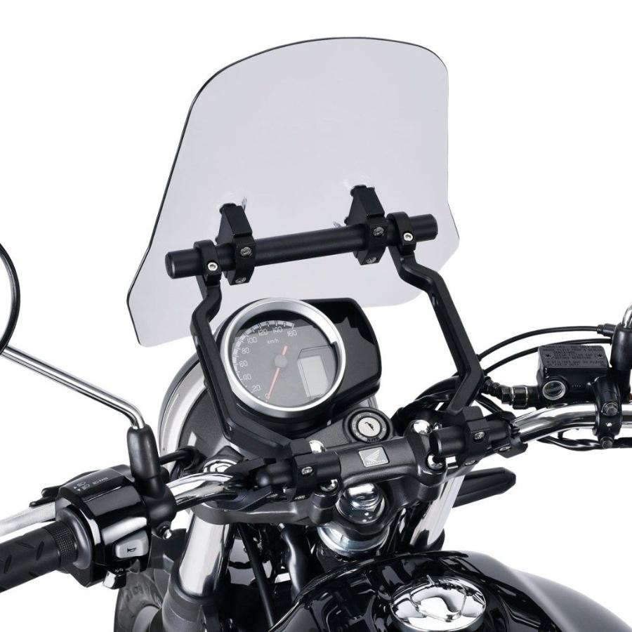 ZETA ジータ エクスプローラーウィンドシールド【ライトスモーク