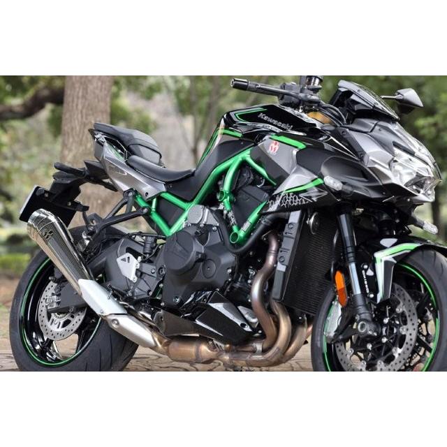 kawasaki ZH2 SP忠夫マフラー メガホン型 SP忠男 Sptadao SP忠男 KAWASAKI Z H2 POWER BOX メガホン マフラー