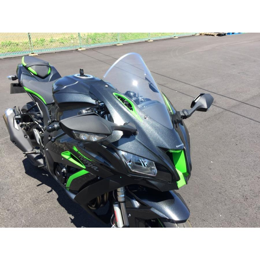 アクリポイント　スモークスクリーン　クリアスクリーン ZX-10R(16-19)用 クリアスクリーン＿アクリポイント : モトシップ