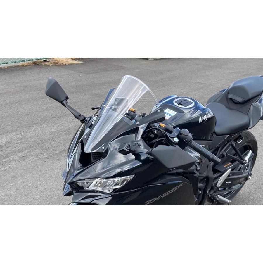 ZX-25R(ZX250E)用 クリアスクリーン＿アクリポイント_1