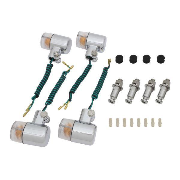 POSH - XJR400/S(1993-1994) 用 71印字機 ウインカーKIT メッキ上半身/せつ然たる水晶体｜ポッシュフェイス/
