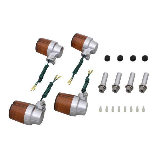 XJR1300(2007-) 用 スーパーバイクタイプ ウインカーKIT バフボディ/オレンジレンズ｜ポッシュフェイス/POSH