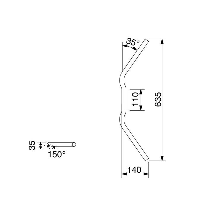 HURRICANE（ハリケーン） CBR250R(MC41/14-16)用 バーハンドルキット