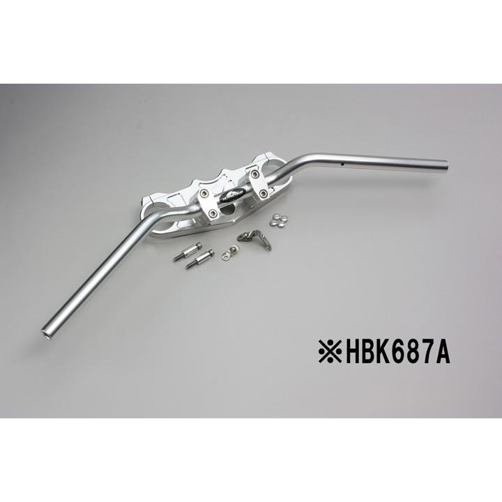 か*様 か ZX-14R(16-17/STDモデル)用 バーハンドルキット(シルバー) ｜ハリケーン