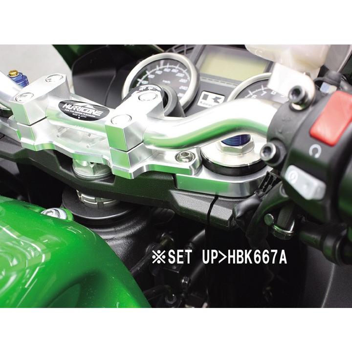 HURRICANE（ハリケーン） ZZR1400/ZX-14R(06-15/ABS無)用 バーハンドル
