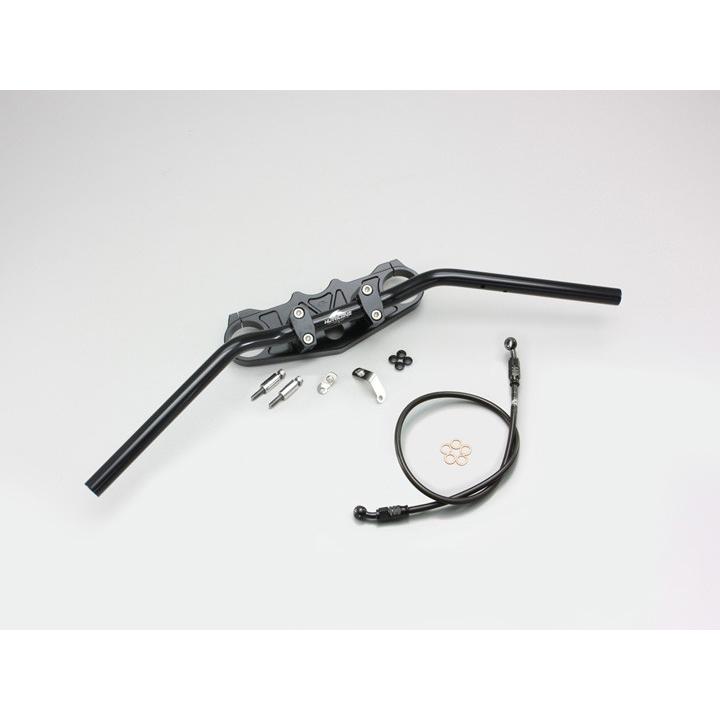 ZX-14R(12-15/ABS無)用 バーハンドルキット(ブラック/ステンブラック