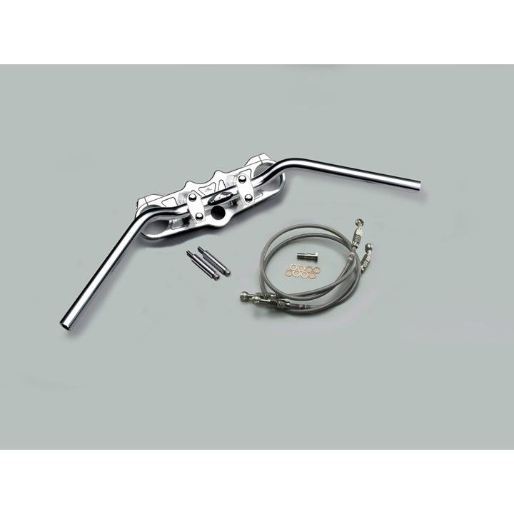ZX-12R(02-03/B1-B2)用 バーハンドルキット(シルバー/ステンブレーキ