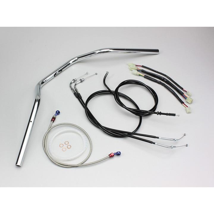 W800(11-17/EJ800A)用 Z2タイプハンドルキット(アールズブレーキホース 
