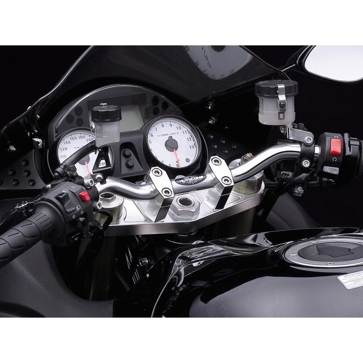 XJR1300(98-16)用 ヘキサゴン型セットバックホルダー(シルバー) ｜ハリケーンの画像