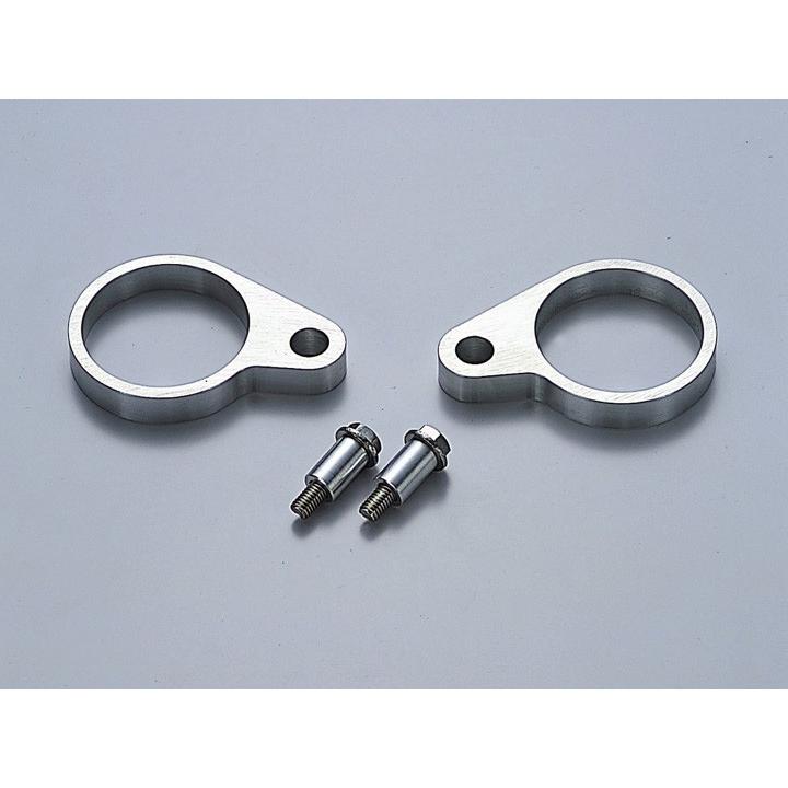 ZX-9R(94-97/倒立フォーク)用 ハンドルアップスペーサーH10(シルバー) ｜ハリケーン