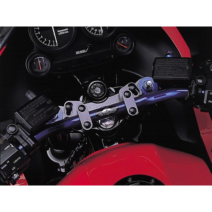HURRICANE - ZX-10(88-90)用 バーハンドルホルダーキット(黒いこと) ｜ハリケイン